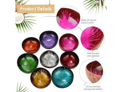 Bowl With Spoon Salad Gift Resin Wood Maker Vietnamese Lacquered Bowls Dough