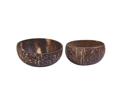 Multi Colored Coconut Bowl Personalized Bowls Unique Candle Big Salad For Eating
