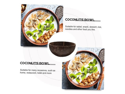 Vietnam Coconut Bowl Eco Decorative Shell Bamboo Bowls For Candles Shells Craft